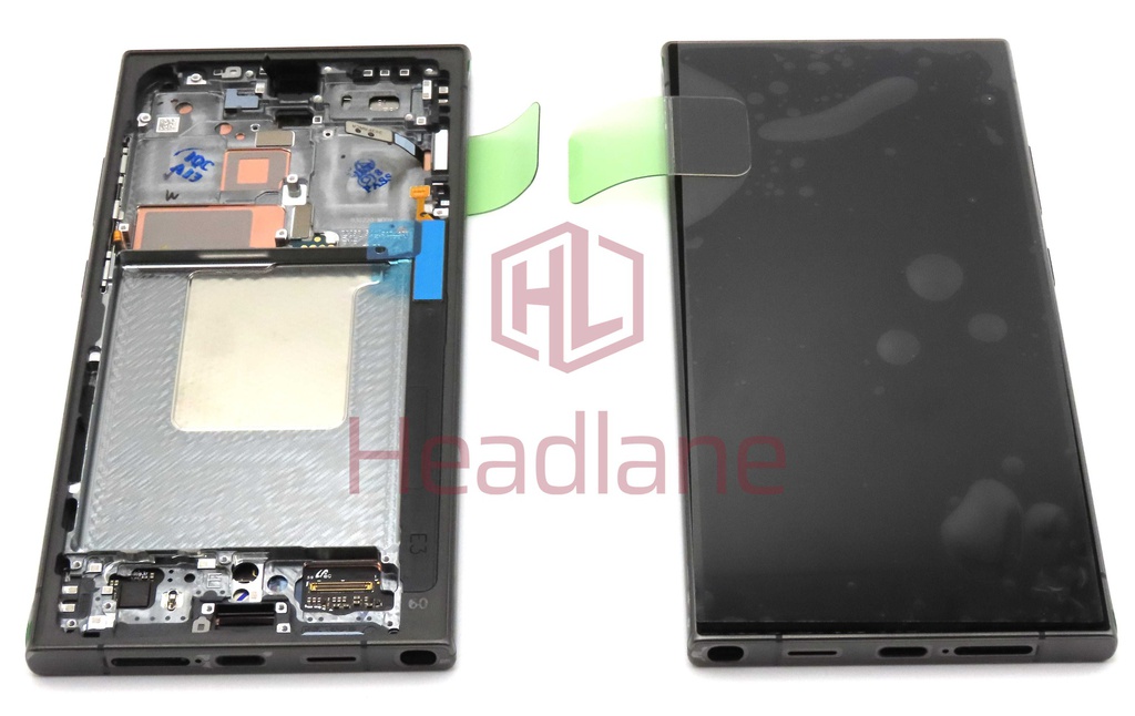 Samsung SM-S928 Galaxy S24 Ultra LCD Display / Screen + Touch - Titanium Black / Titanium Blue / Titanium Green / Titanium Violet (With Frame - Assembled)