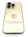 iPhone 14 Pro Back / Battery Cover + Small Parts - Gold (Pulled - Grade A)