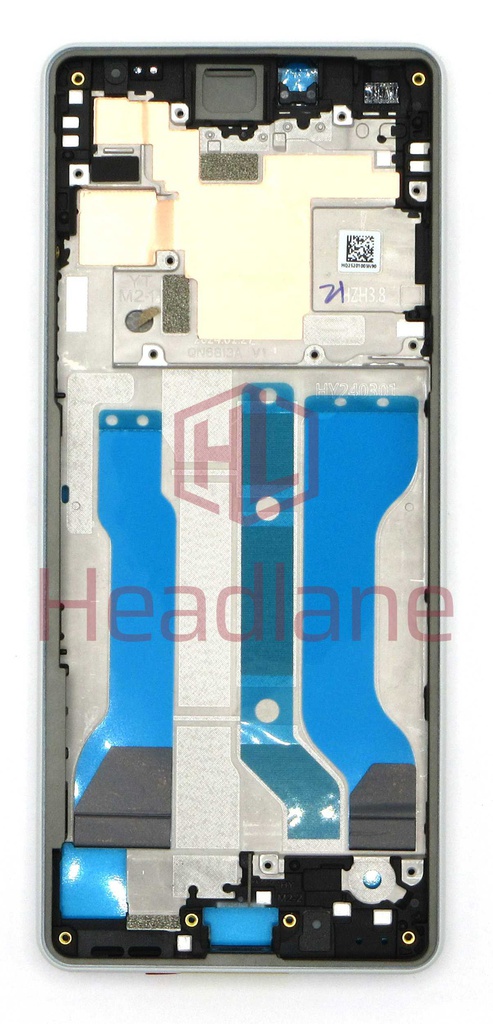 Sony XQ-ES54 Xperia 10 VI Display Frame / Middle Cover / Chassis - White