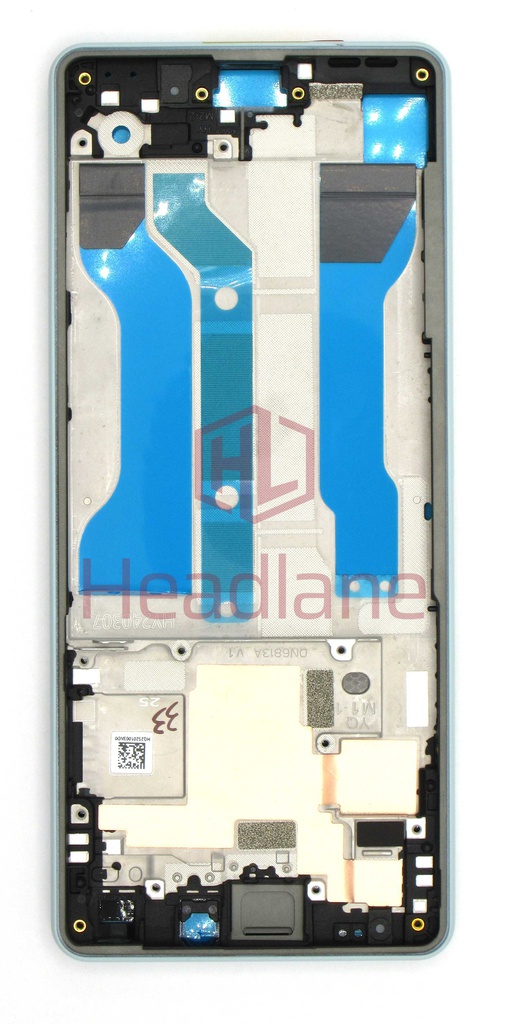 Sony XQ-ES54 Xperia 10 VI Display Frame / Middle Cover / Chassis - Blue