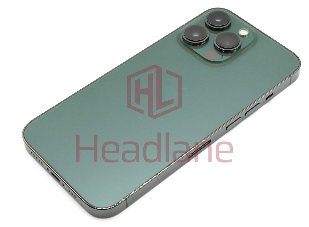 iPhone 13 Pro Back / Battery Cover + Small Parts - Green (Pulled - Grade A)