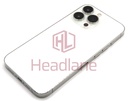 iPhone 13 Pro Back / Battery Cover + Small Parts - Silver (Pulled - Grade B)