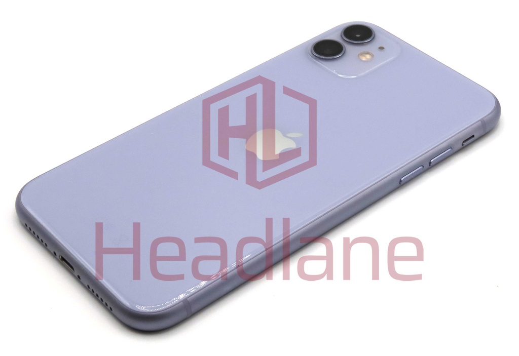 Apple iPhone 11 Back / Battery Cover + Small Parts - Purple (Pulled - Grade A)