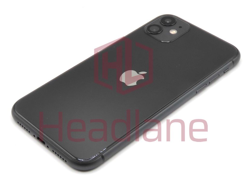 Apple iPhone 11 Back / Battery Cover + Small Parts - Black (Pulled - Grade B)
