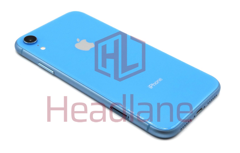 Apple iPhone XR Back / Battery Cover + Small Parts - Blue (Pulled - Grade A)