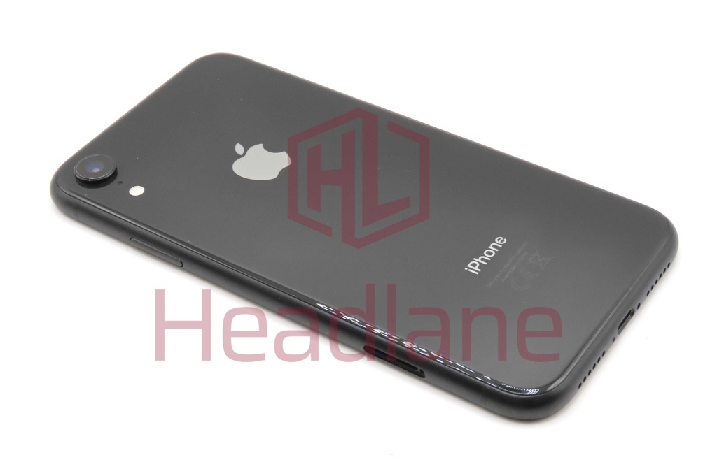 Apple iPhone XR Back / Battery Cover + Small Parts - Black (Pulled - Grade B)
