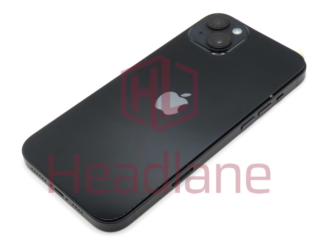 iPhone 14 Plus Back / Battery Cover + Small Parts - Black (Pulled - Grade B)