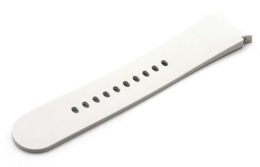 Samsung SM-R860 R865 Galaxy Watch4 40mm (BT / 4G) Watch Strap - White (Small / Medium) (Hole Side)