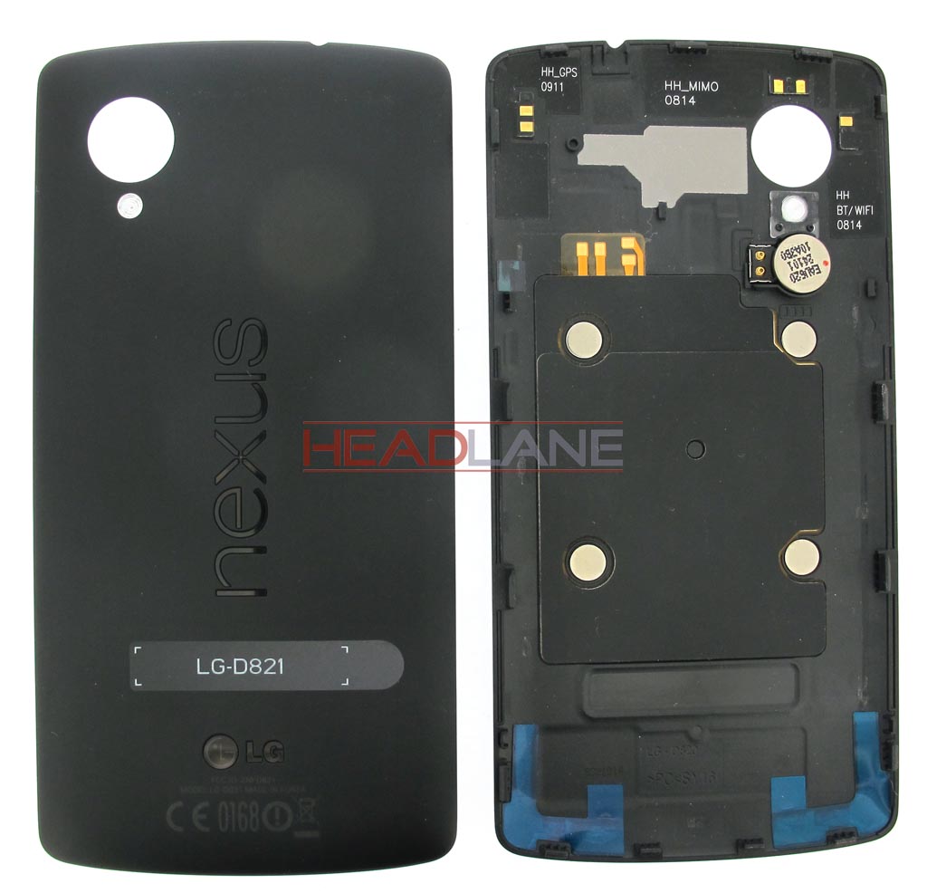 LG D820 D821 Nexus 5 Battery Cover Black