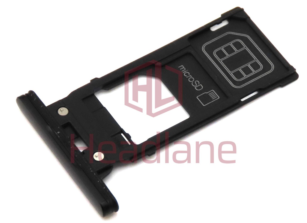 Sony H8216 Xperia XZ2 SINGLE SIM Card Tray - Black