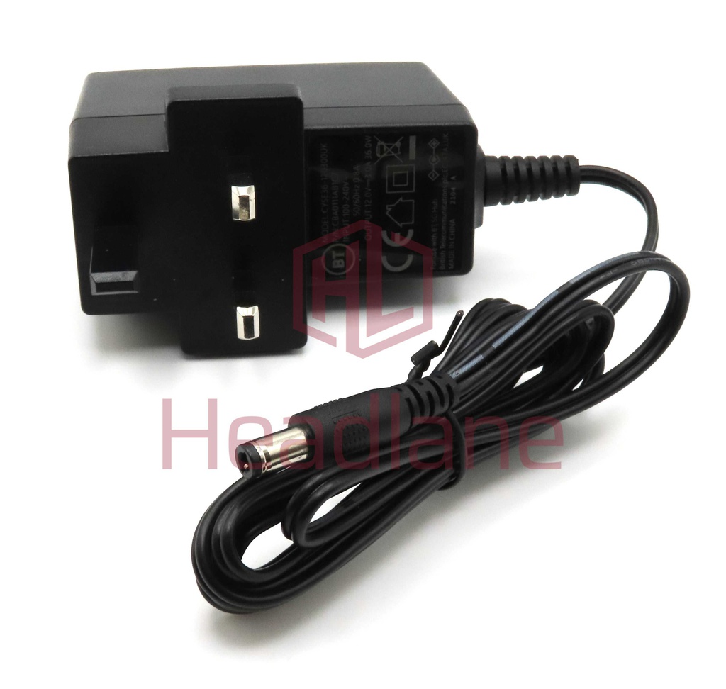 TCL Linkhub 5G CYSE36-120300UK 12V 3A Power Adaptor (UK 3 Pin)