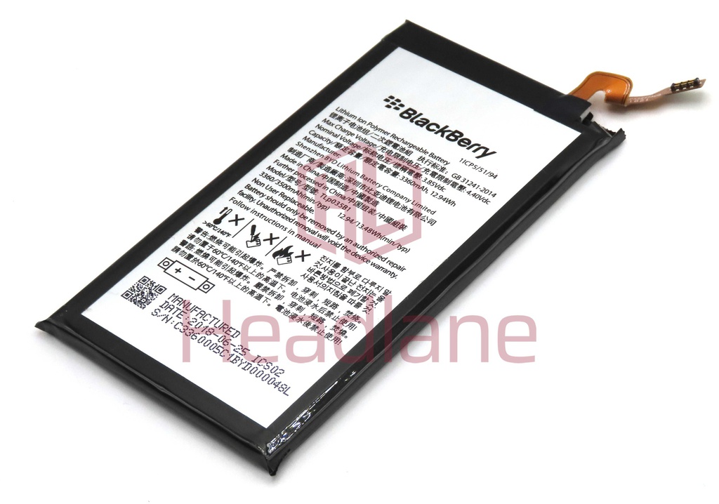 Blackberry Key2 TLp035B1 3500mAh Internal Battery