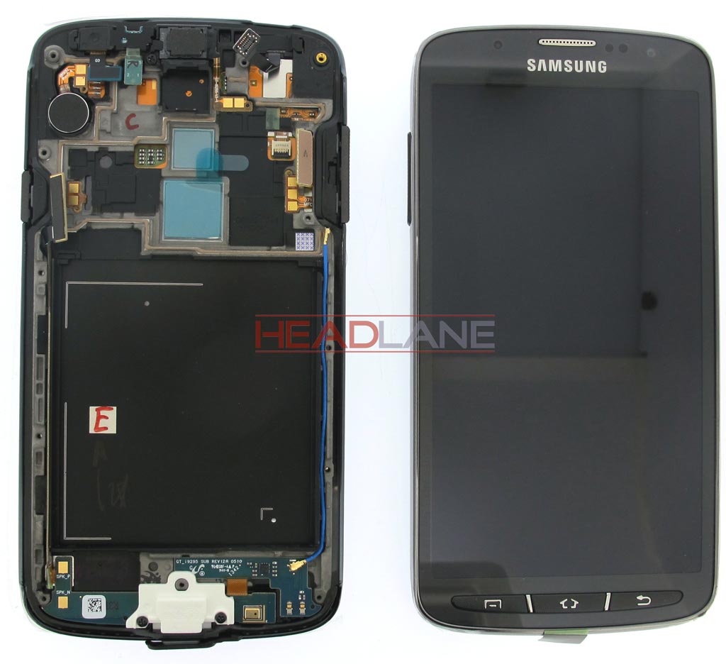 Samsung GT-I9295 Galaxy S4 Active LCD Display / Screen + Touch - Grey