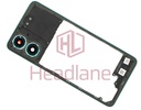 Motorola XT2421-3 XT2421-4 XT2421-5 Moto G04 Middle Cover / Chassis - Graphite Grey