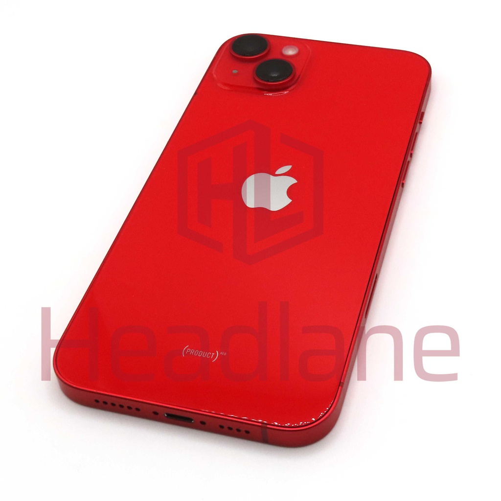 iPhone 14 Plus Back / Battery Cover + Small Parts - Red (Pulled - Grade A)
