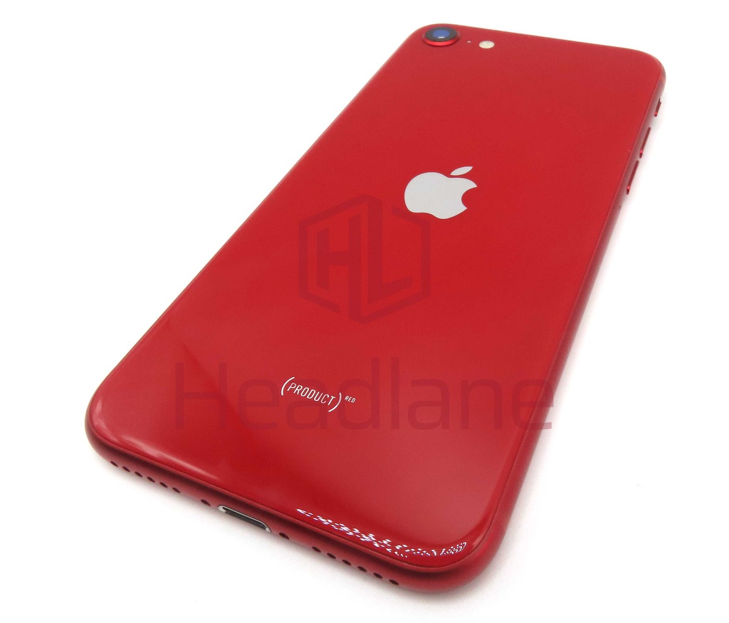 iPhone SE (3rd Gen) Back / Battery Cover + Small Parts - Red (Pulled - Grade A)