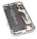 Apple iPhone XR Back / Battery Cover + Small Parts - White (Pulled - Grade C)