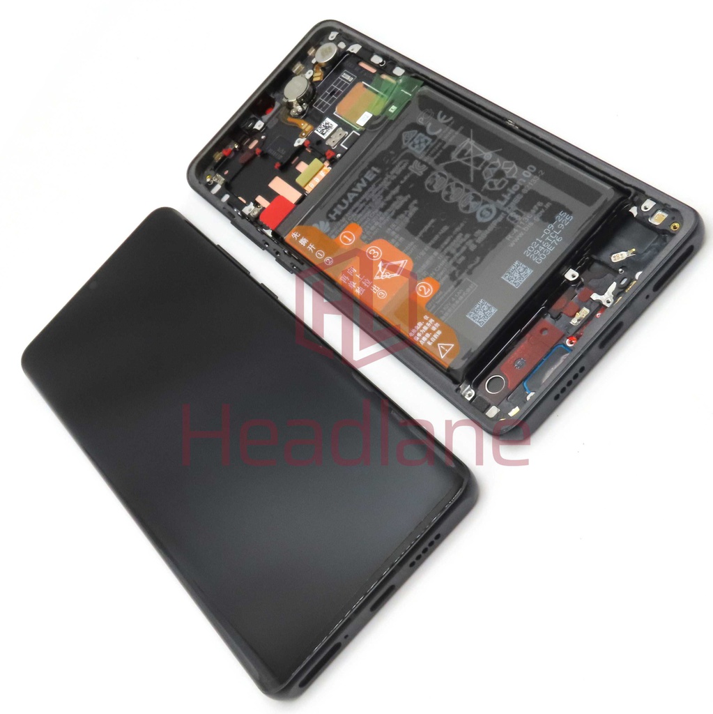 Huawei P30 Pro LCD Display / Screen + Touch + HB486486ECW Battery - Black (B Grade)