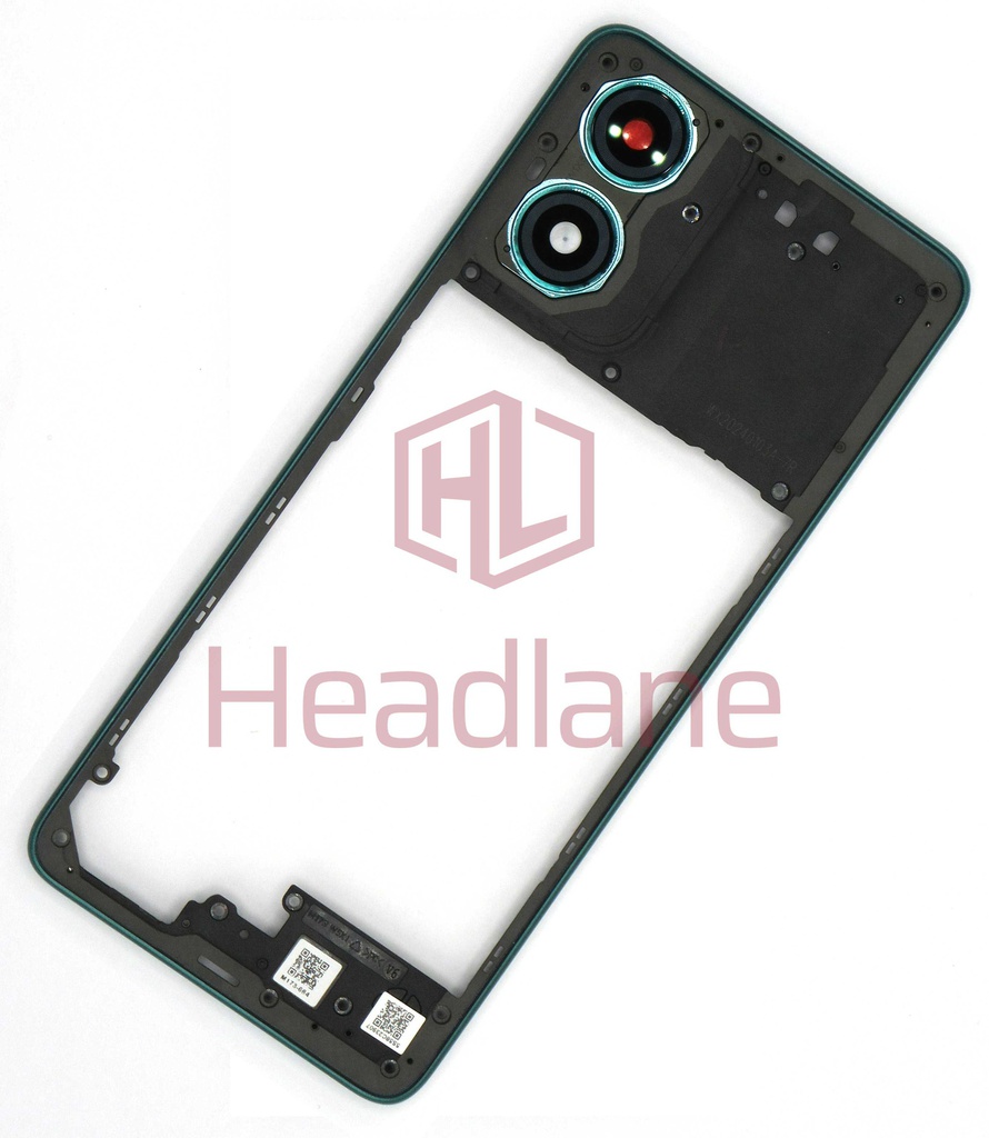 Motorola XT2421-3 XT2421-4 XT2421-5 Moto G04 Middle Cover / Chassis - Graphite Grey
