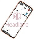 Motorola XT2421-3 XT2421-4 XT2421-5 Moto G04 Middle Cover / Chassis - Sunrise Orange