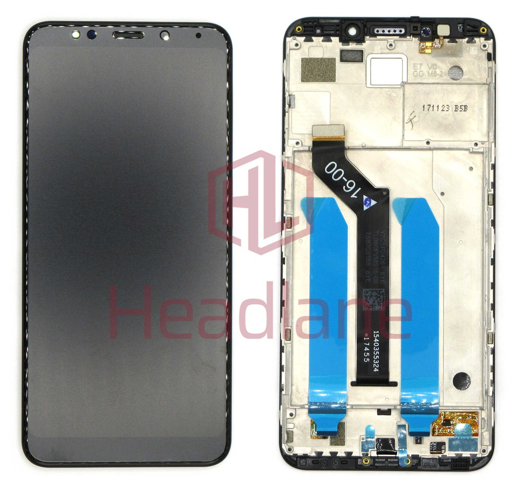 Xiaomi Redmi 5 Plus LCD Display / Screen + Touch - Black