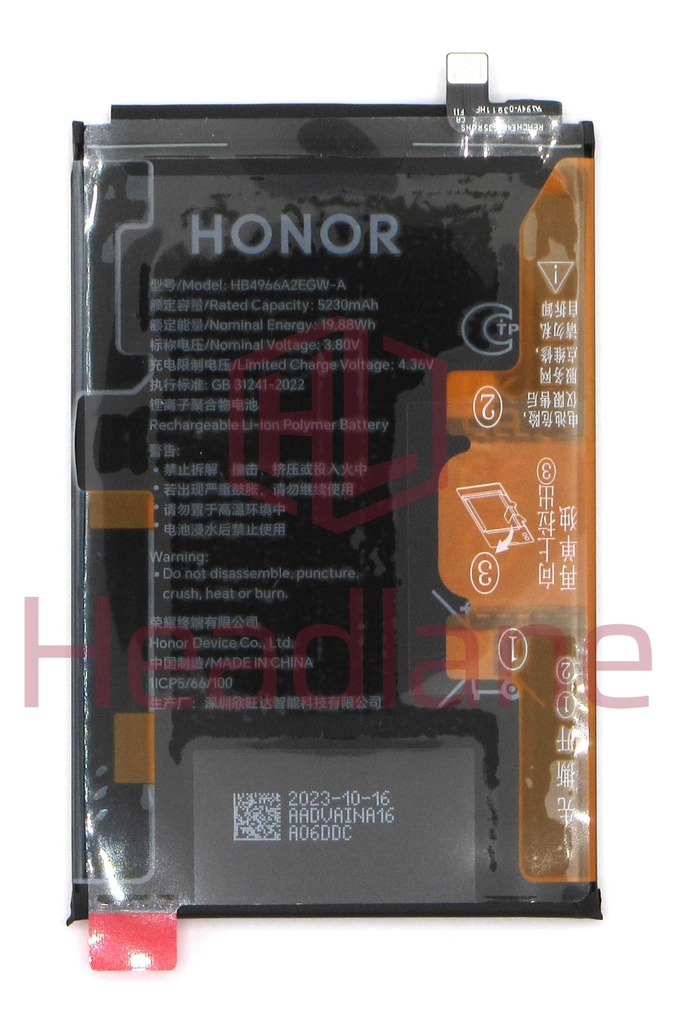 Honor 90 Smart HB4966A2EGW-A 5230mAh Internal Battery