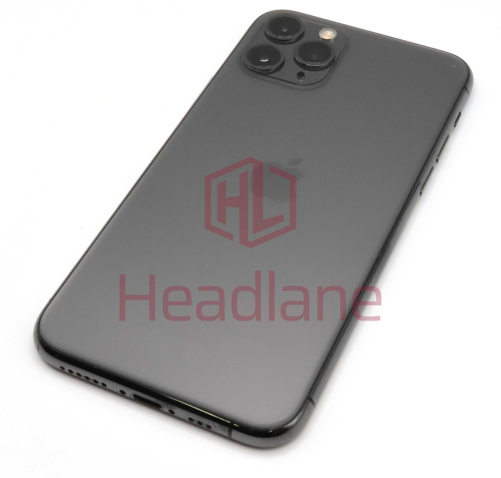 Apple iPhone 11 Pro Back / Battery Cover + Small Parts - Space Grey (Pulled - Grade A)