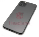 Apple iPhone 11 Pro Back / Battery Cover + Small Parts - Space Grey (Pulled - Grade A)