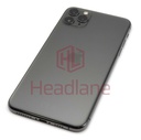 Apple iPhone 11 Pro Max Back / Battery Cover + Small Parts - Space Grey (Pulled - Grade A)