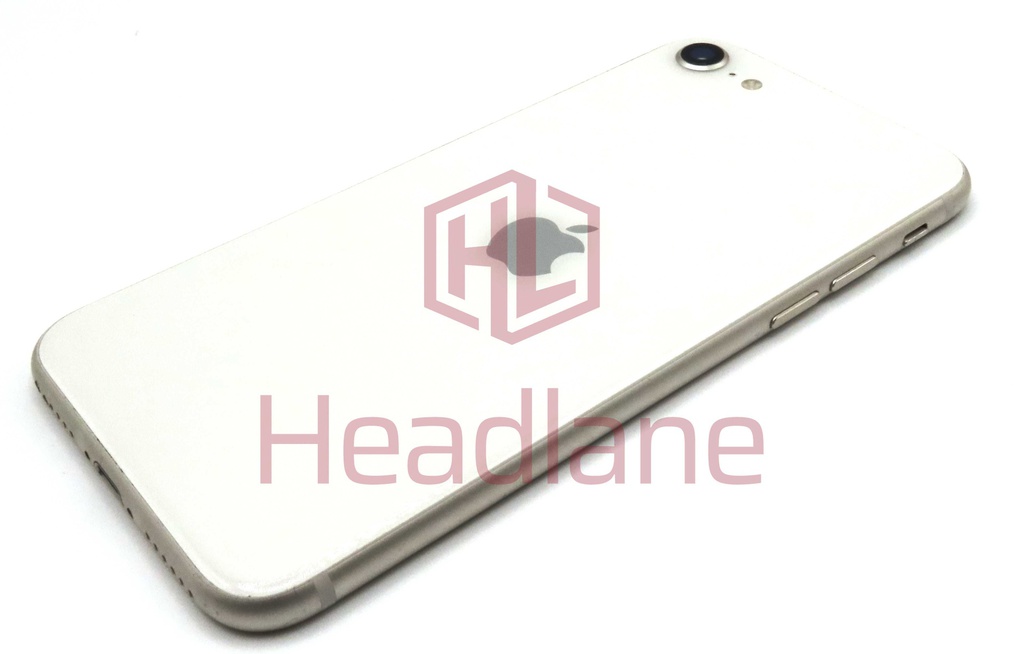 iPhone SE (3rd Gen) Back / Battery Cover + Small Parts - Starlight (Pulled - Grade C)