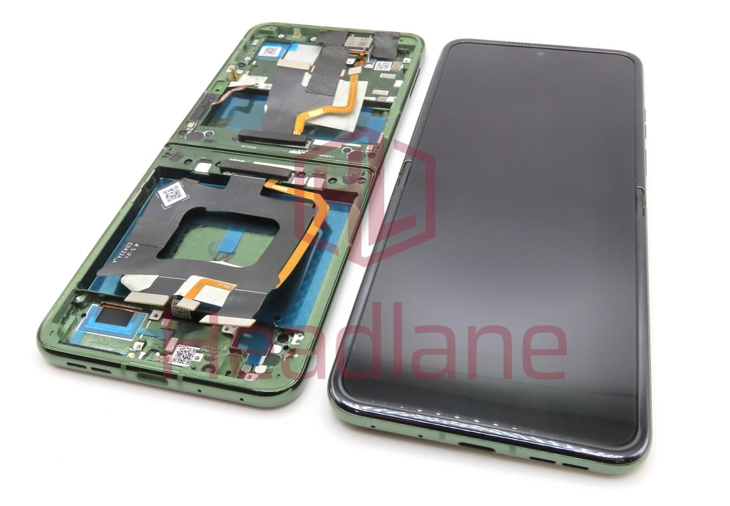 Motorola XT2451 Razr 50 Ultra Inner / Main LCD Display / Screen + Touch - Spring Green