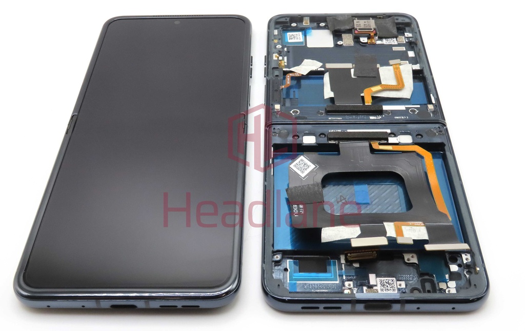 Motorola XT2451 Razr 50 Ultra Inner / Main LCD Display / Screen + Touch - Midnight Blue