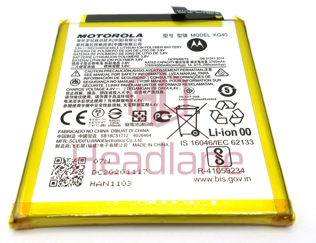Motorola XT2015 Moto G8 Play KG40 4000mAh Internal Battery