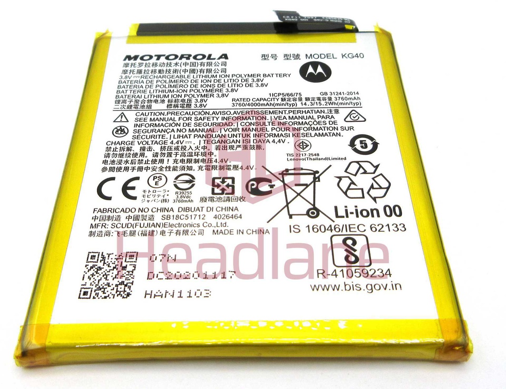 Motorola XT2015 Moto G8 Play KG40 4000mAh Internal Battery