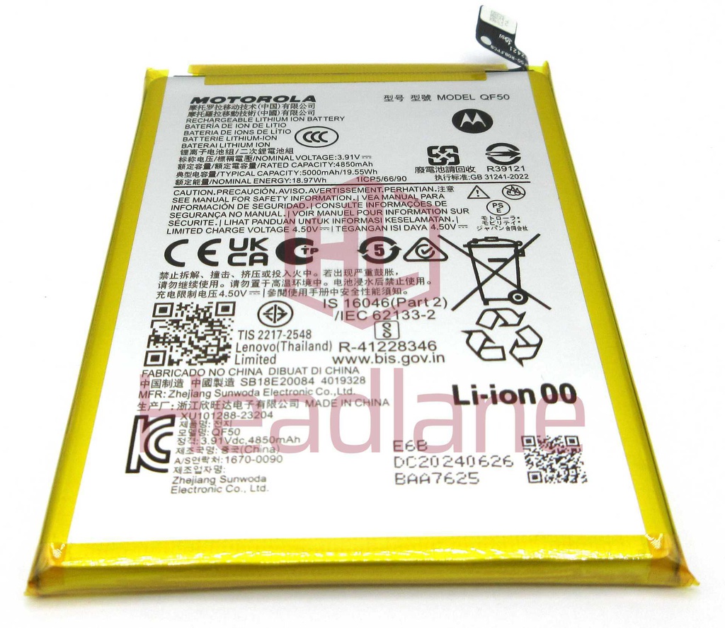 Motorola XT2421-3 XT2421-4 XT2421-5 Moto G04 XT2363 Moto G34 5G XT2423  Moto G24 QF50 5000mAh Battery