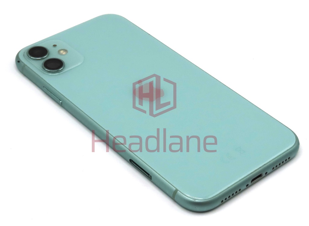 Apple iPhone 11 Back / Battery Cover + Small Parts - Green (Pulled - Grade C) (No Camera)