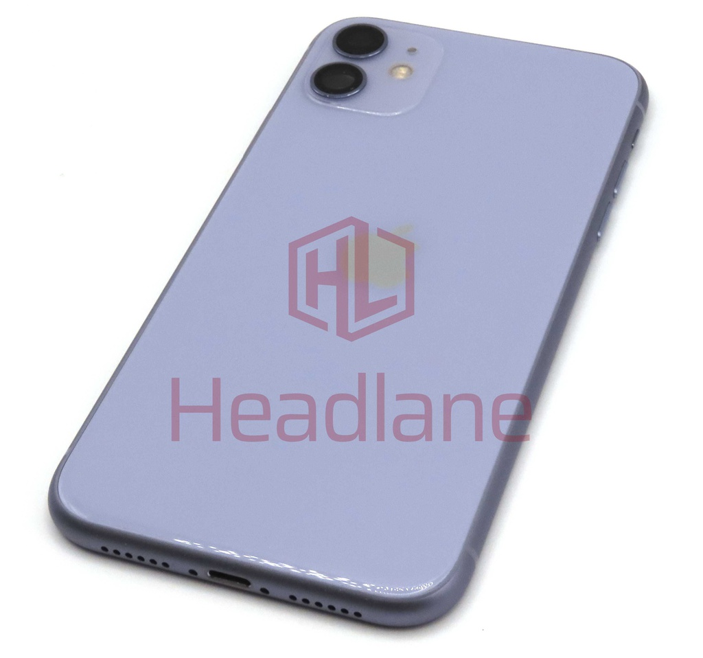 Apple iPhone 11 Back / Battery Cover + Small Parts - Purple (Pulled - Grade B) (No Camera)