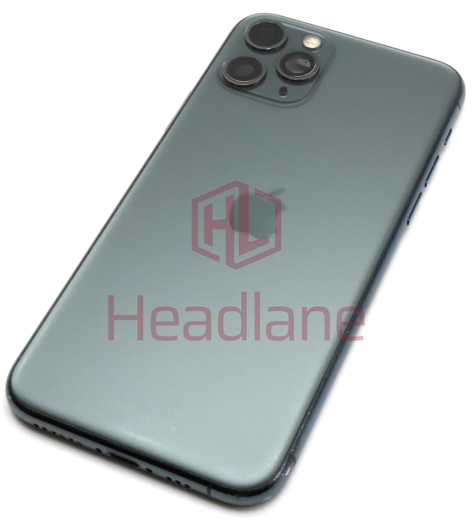 Apple iPhone 11 Pro Back / Battery Cover + Small Parts - Green (Pulled - Grade C) (No Camera)