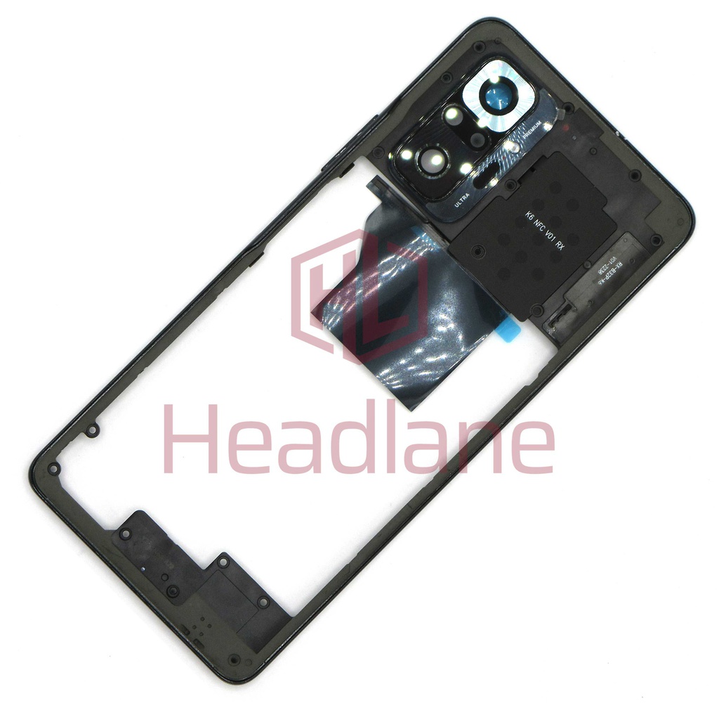 Xiaomi Redmi Note 10 Pro Middle Cover / Chassis - Black