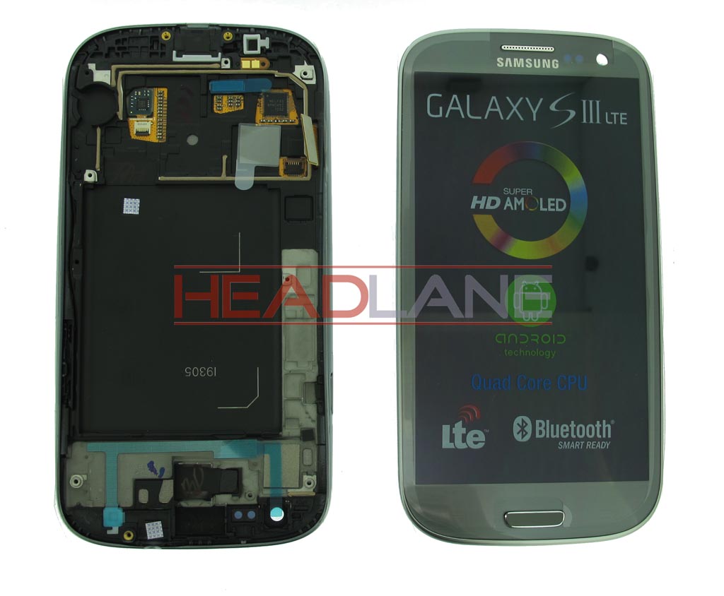 Samsung GT-I9305 Galaxy S3 LTE LCD Display / Screen + Touch - Grey