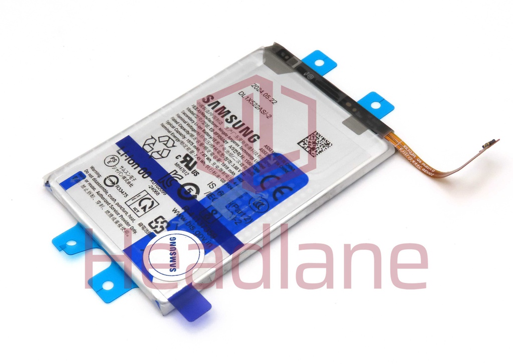 Samsung SM-F956 Galaxy Z Fold6 5G EB-BF956ABE 1975mAh Main Internal Battery