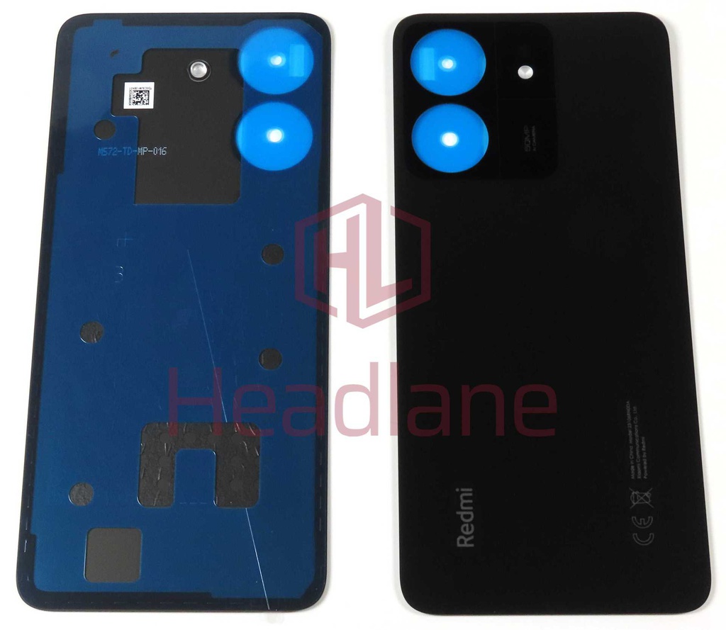 Xiaomi Redmi 13C Back / Battery Cover - Black