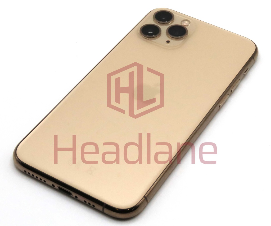 Apple iPhone 11 Pro Back / Battery Cover + Small Parts - Gold (Pulled - Grade C)