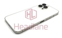 iPhone 13 Pro Max Back / Battery Cover + Small Parts - Silver (Pulled - Grade C) (No Camera)
