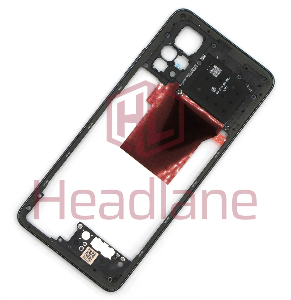 Xiaomi Redmi Note 12 Pro 4G Middle Cover / Chassis - Black