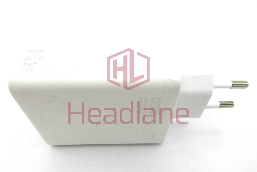 Xiaomi MDY-13-EF 120W HyperCharge Charger - White (Head Only) EU 2 Pin