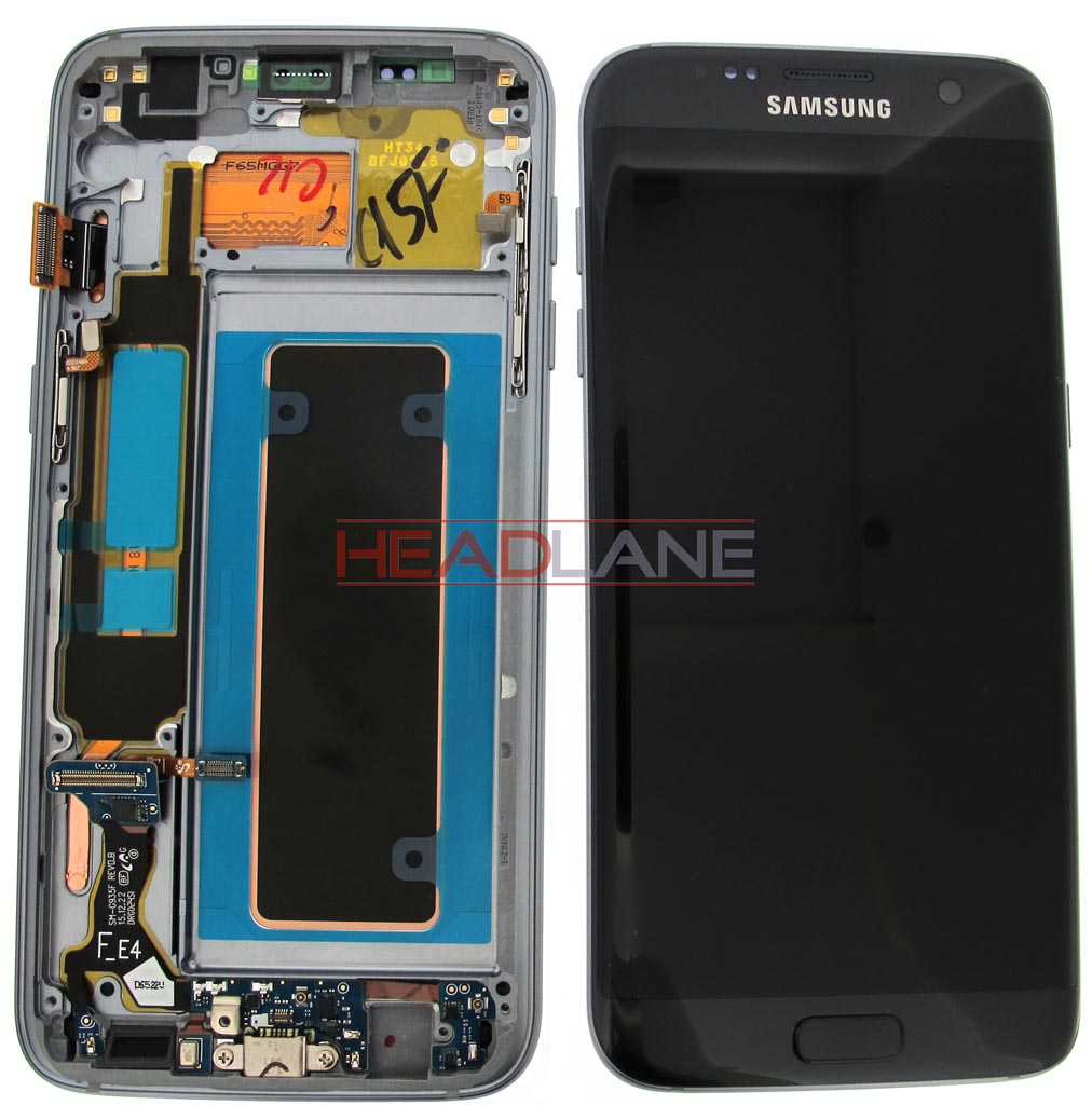 Samsung SM-G935F Galaxy S7 Edge LCD Display / Screen + Touch - Black (No Box)