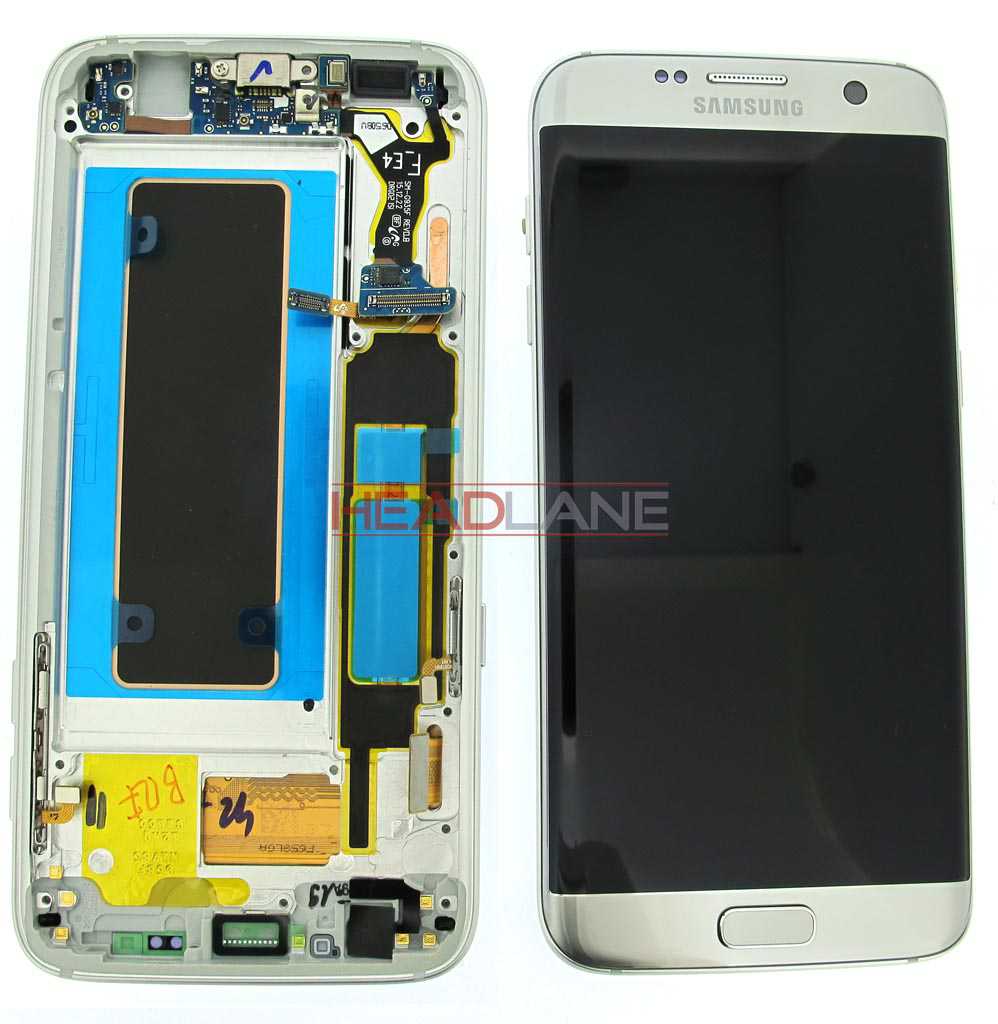 Samsung SM-G935F Galaxy S7 Edge LCD Display / Screen + Touch - Silver (No Box)