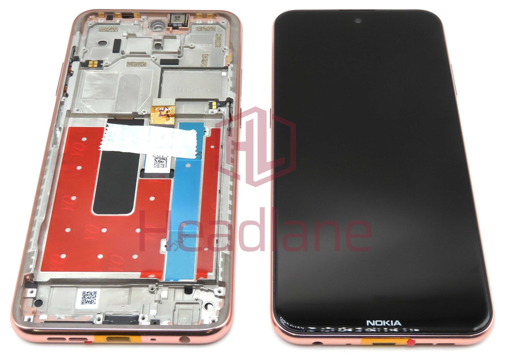 Nokia TA-1341 TA-1344 X20 LCD Display / Screen + Touch - Midnight Sun