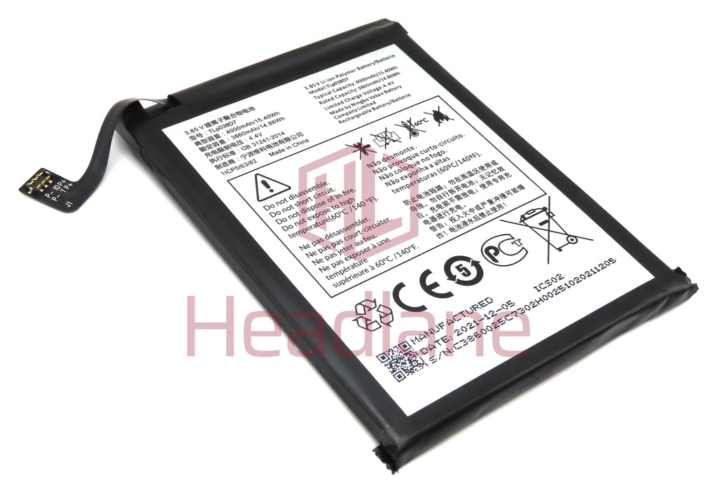 Alcatel 5029D 3L (2020) TLp038D7 4000mAh Battery